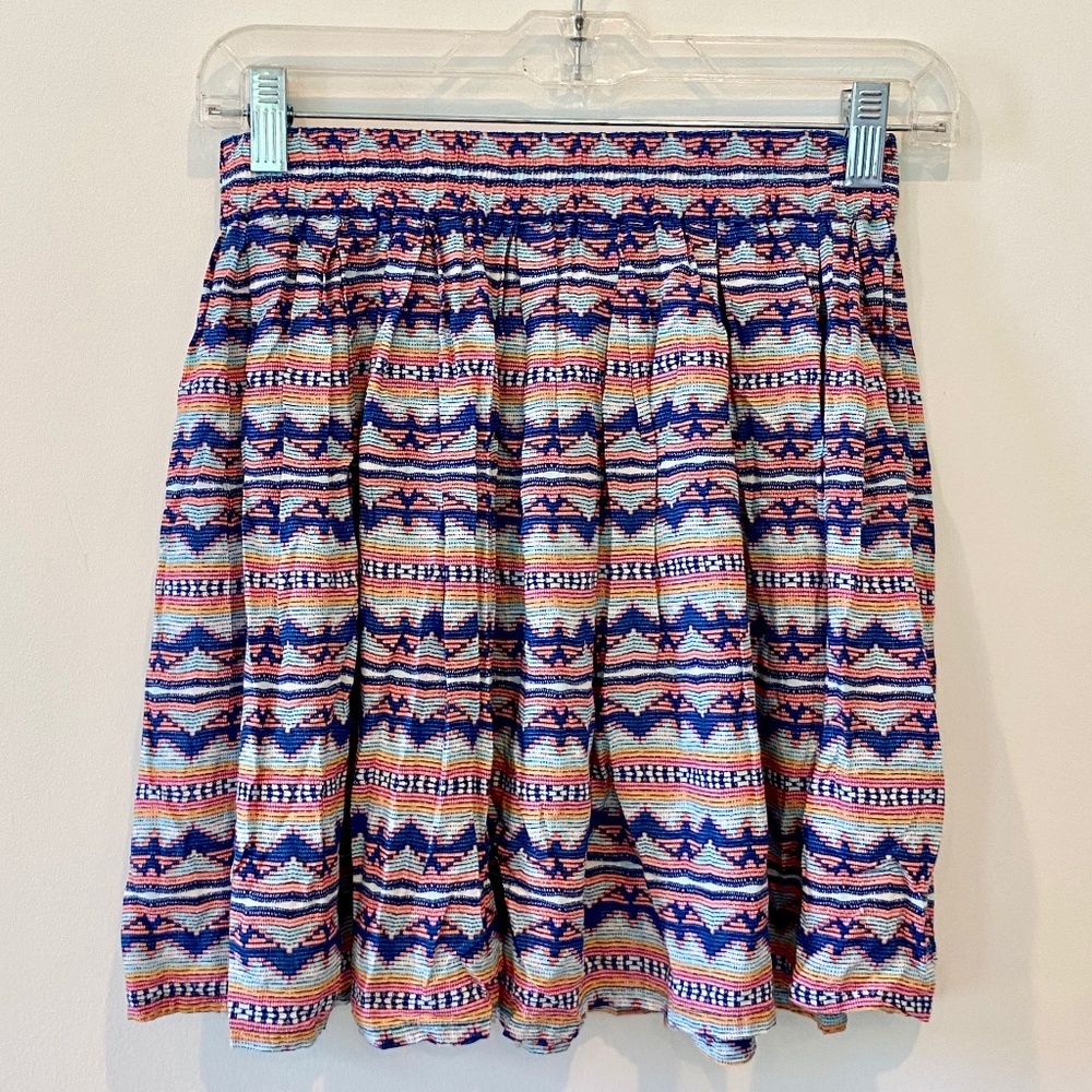 Aeropostale Lorimer NYC Multicolor Skirt Sz S